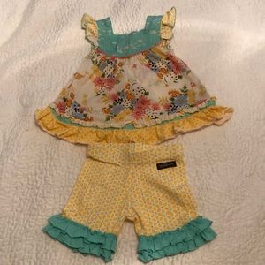 Matilda Jane short/top set